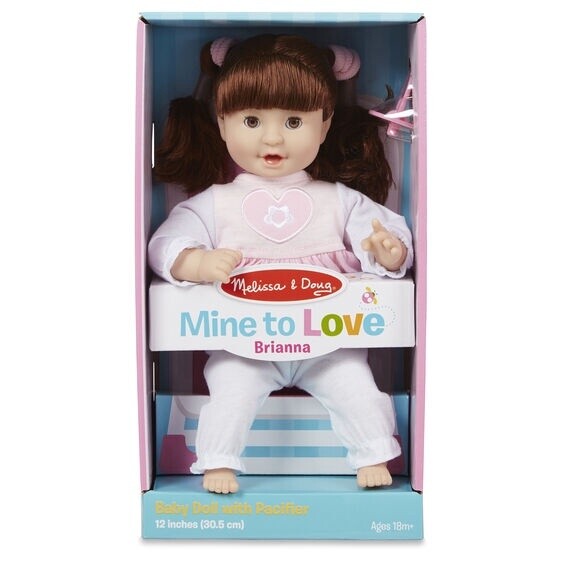 Melissa &amp; Doug 12&quot; mine to love doll- Brianna