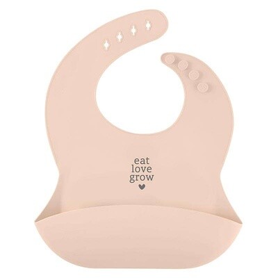 Stephan Baby by Creative Brands - Silicone Bib - Eat Love Grow