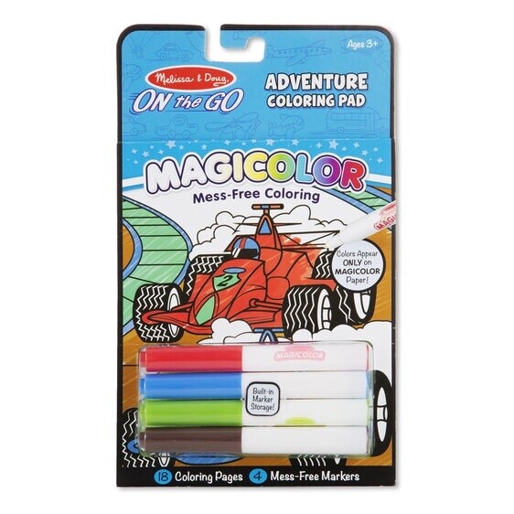 Melissa &amp; Doug on the go magicolor book- adventure