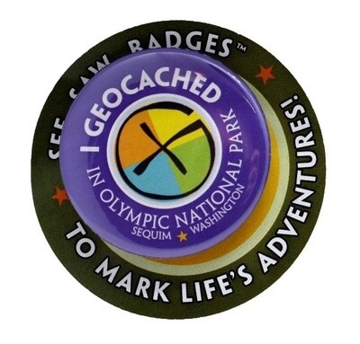 Channel Craft See Saw Badge- I geocached in Olympic National Park