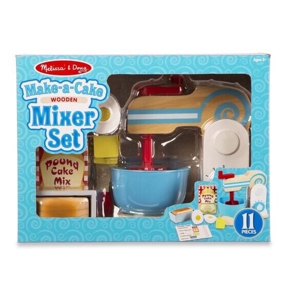 Melissa &amp; Doug make a cake mixer set