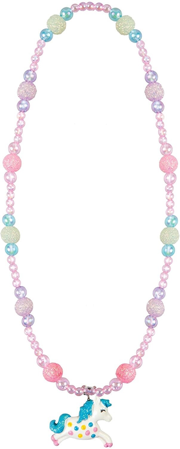 Great Pretenders prancing pony necklace