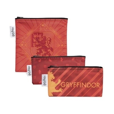 Bumkins Harry Potter Snack Bags- Gryffindor 3 pk