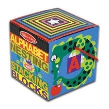 Melissa &amp; Doug alphabet nest &amp; stack boxes