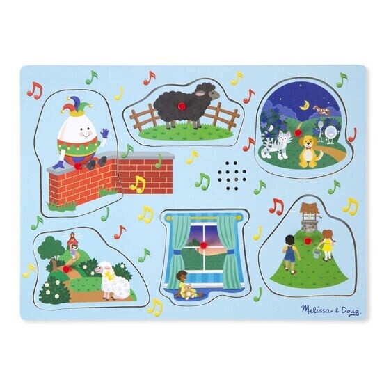 Melissa &amp; Doug sing along puzzle- nursery rhyme 2