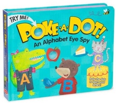 Melissa & Doug poke-a-dot book- An Alphabet Eye Spy