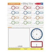 Melissa &amp; Doug Learning Mat: tell time