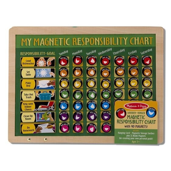Melissa &amp; Doug magnetic responsibility chart