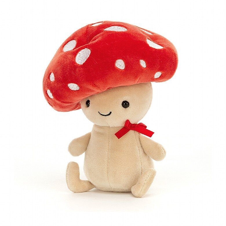 Jellycat Fun-Guy Mushroom- Red Robbie