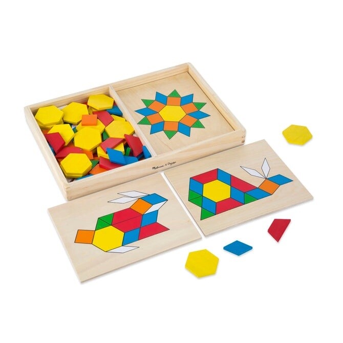 Melissa &amp; Doug pattern blocks &amp; boards