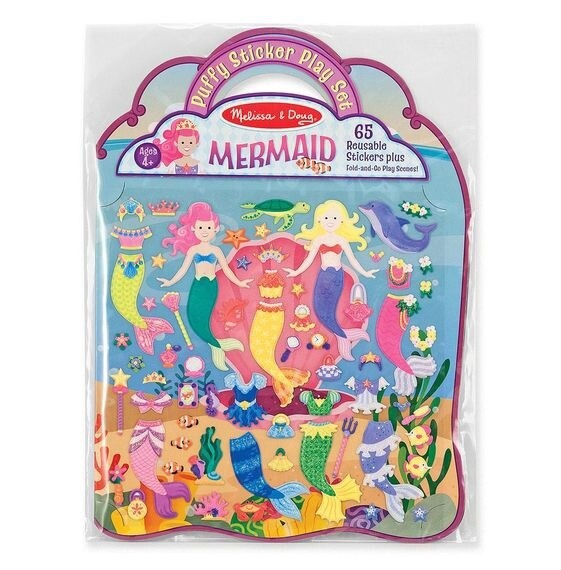 Melissa &amp; Doug puffy sticker playset- mermaid