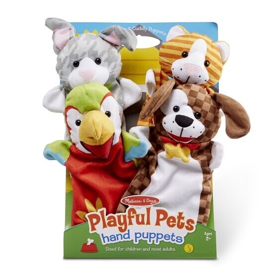 Melissa &amp; Doug Playful Pets Hand Puppets