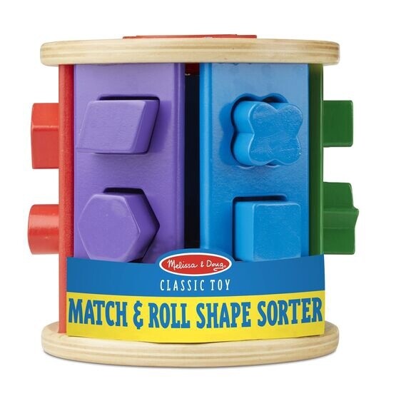 Melissa &amp; Doug match &amp; roll shape sorter