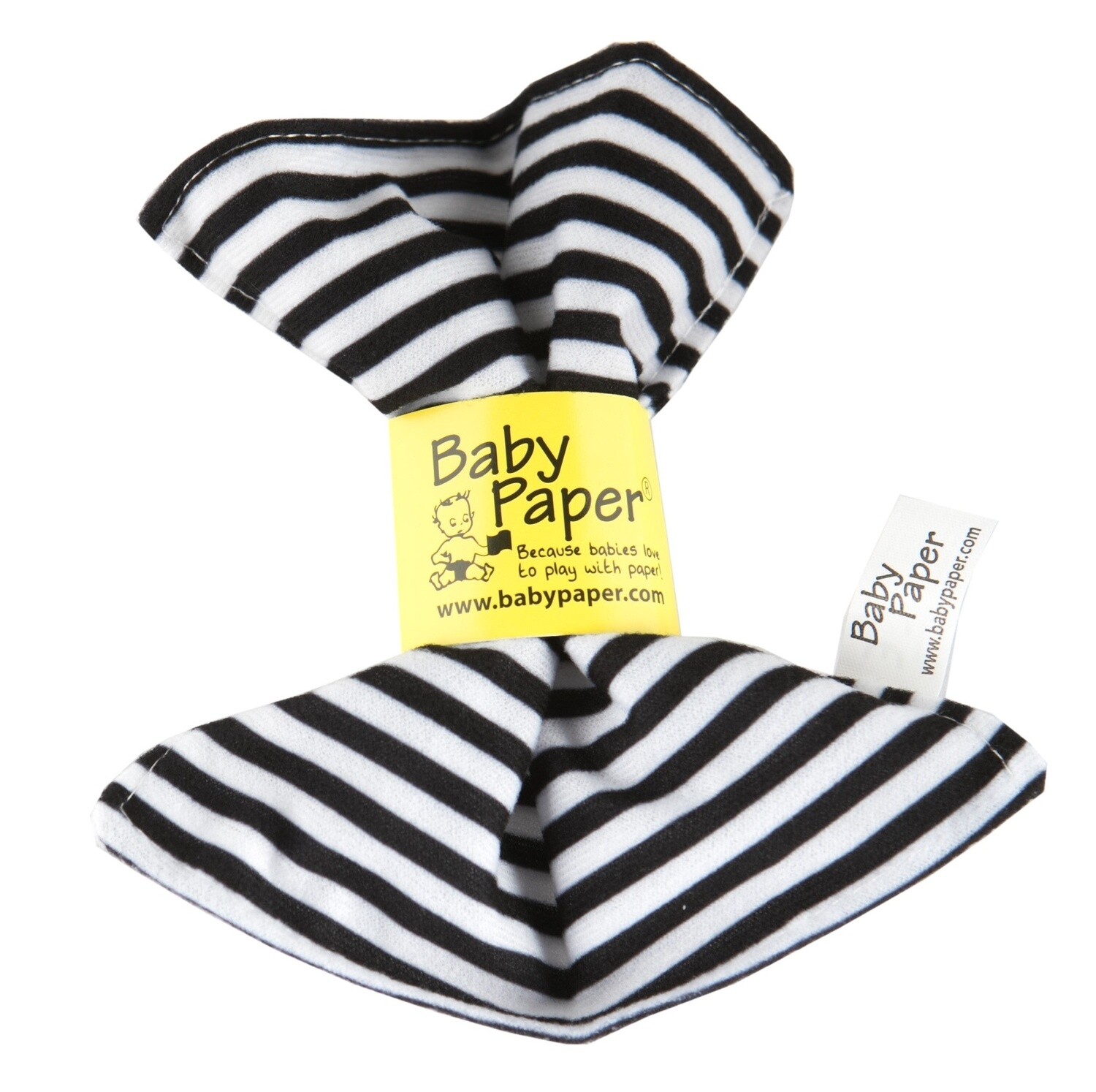 Baby Paper: Black/White Stripe