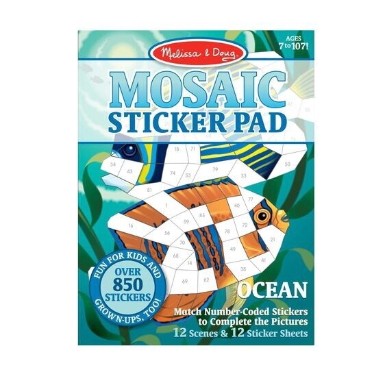 Melissa &amp; Doug ocean mosaic sticker pad