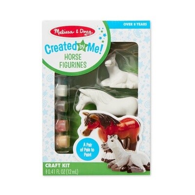 Melissa &amp; Doug decorate your own horse figurines