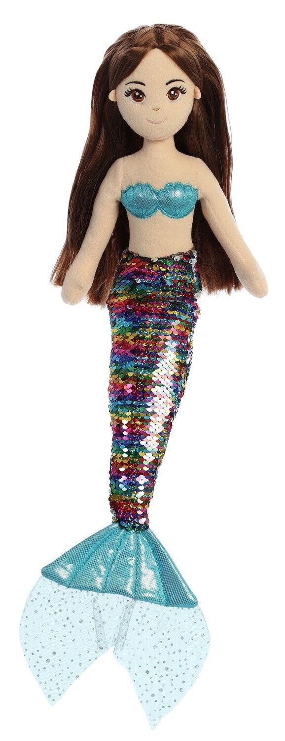 Aurora 18&quot; sequin sparkle mermaid- Miya