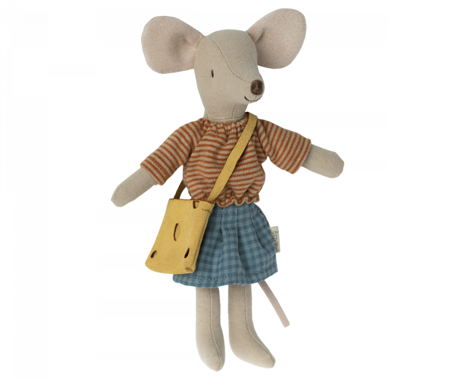 Maileg Mum Mouse- Stripe Shirt