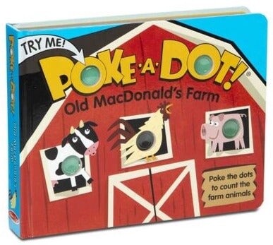 Melissa & Doug poke-a-dot book- Old MacDonald's Farmfarm