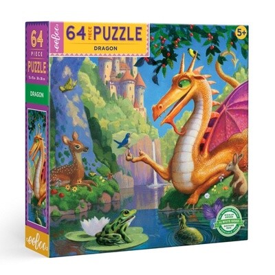 eeBoo 64-piece puzzle- Dragon