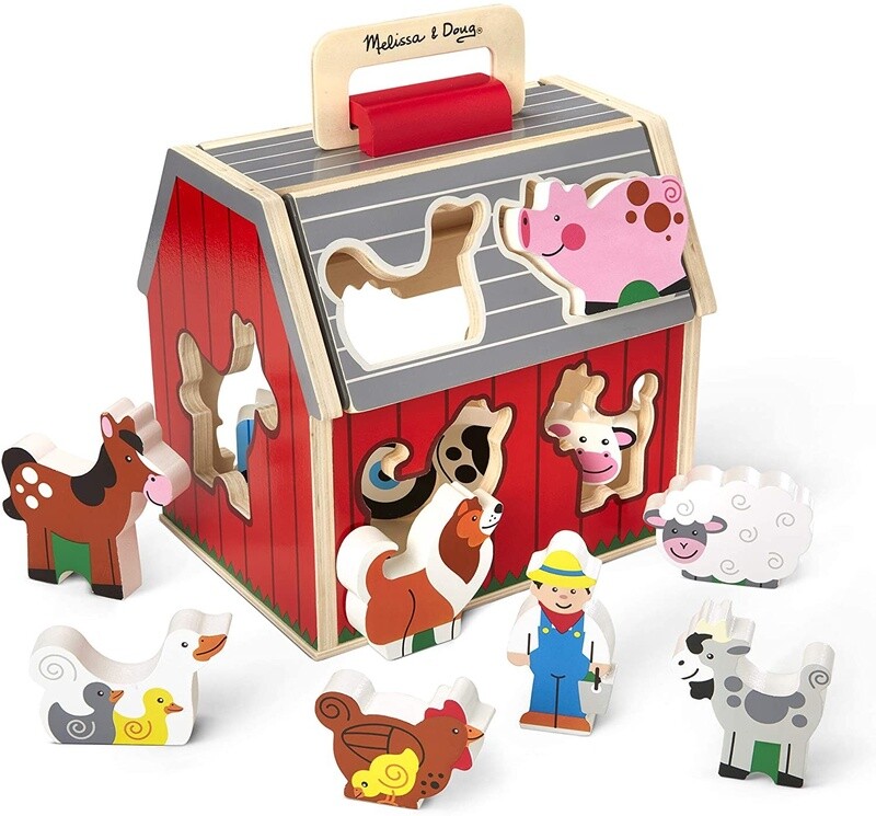 Melissa &amp; Doug take-along sorting barn