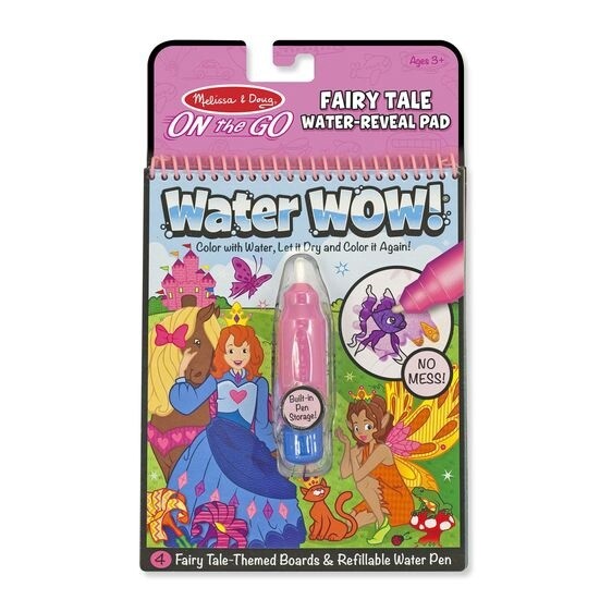 Melissa &amp; Doug water wow on the go book- fairy tale