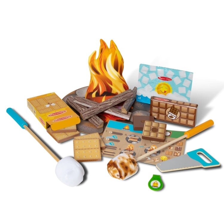 Melissa &amp; Doug Let&#39;s Explore Campfire S&#39;mores Play Set