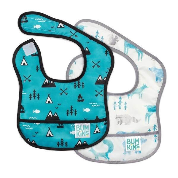 Bumkins 2 pack starter bibs- outdoor