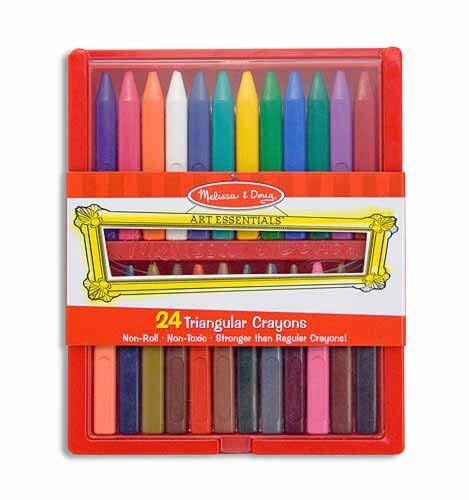 Melissa &amp; Doug 24 triangular crayons