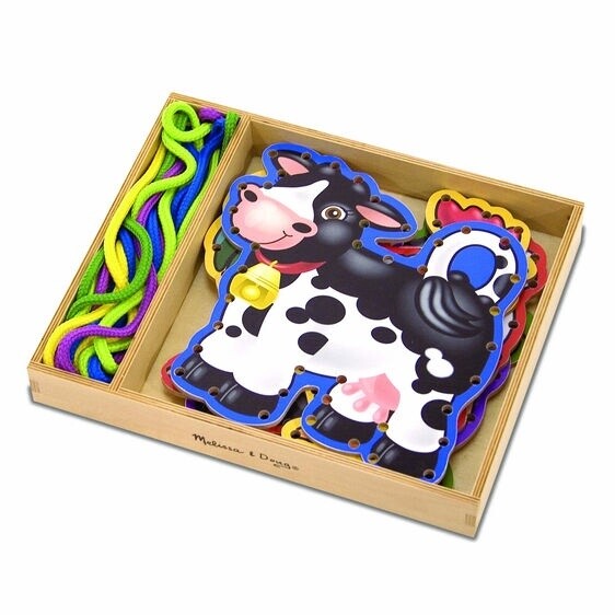 Melissa &amp; Doug lace &amp; trace farm animals