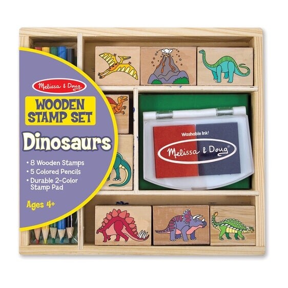 Melissa &amp; Doug stamp sets- dinosaurs