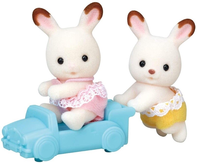 Calico Critter Chocolate Rabbit Twins