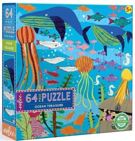 eeBoo 64pc Puzzle- Ocean