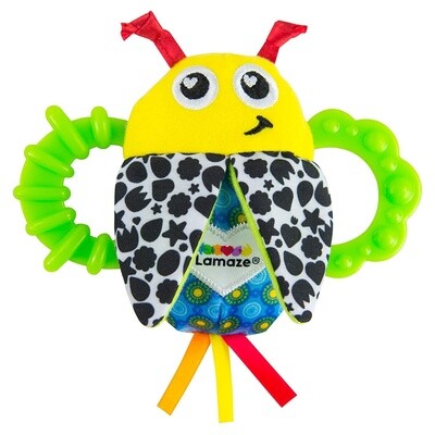 Lamaze bitty bite bug rattle