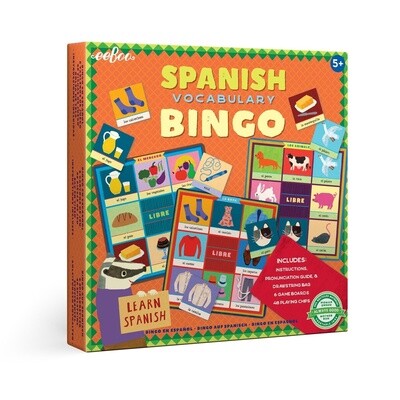 eeBoo bingo game- Spanish