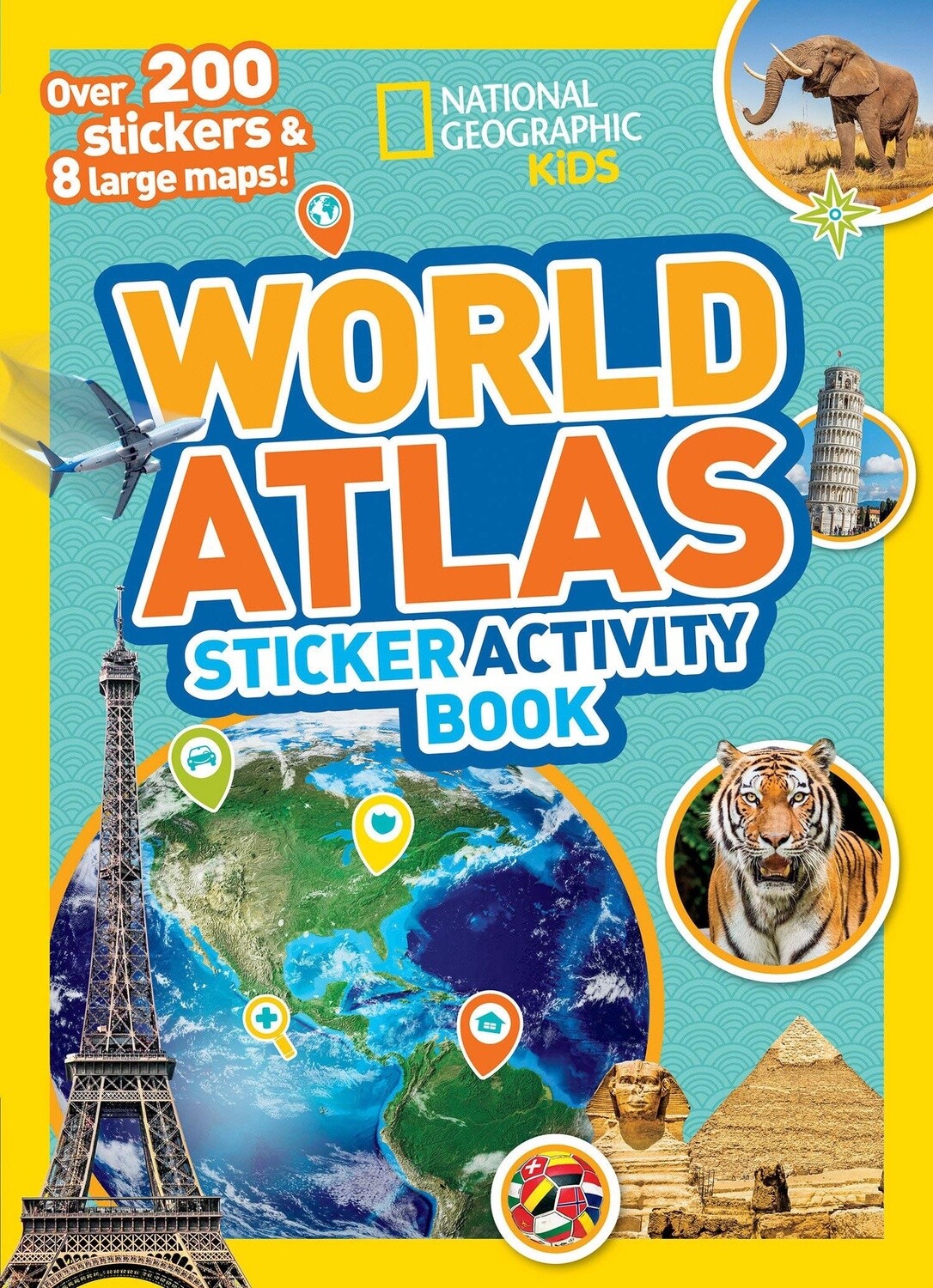 National Geographic World Atlas Sticker Activity Book