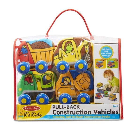 Melissa &amp; Doug pull back construction vehicles