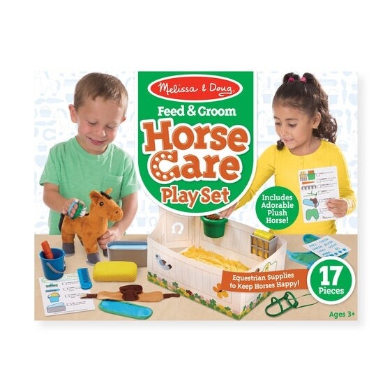 Melissa &amp; Doug horse care playset