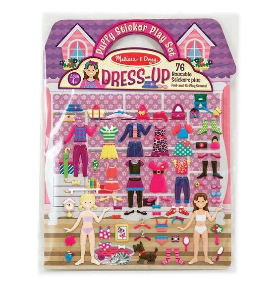 Melissa &amp; Doug puffy sticker playset- dress-up