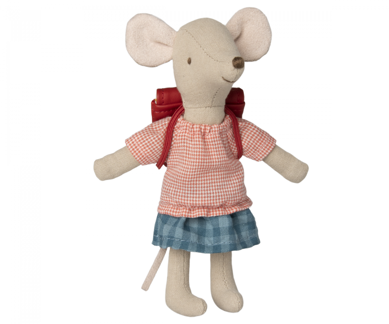Maileg Tricycle Mouse- Big Sis Red