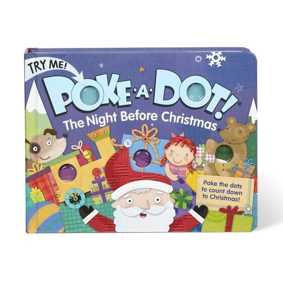 Melissa &amp; Doug poke-a-dot book- The Night Before Christmas
