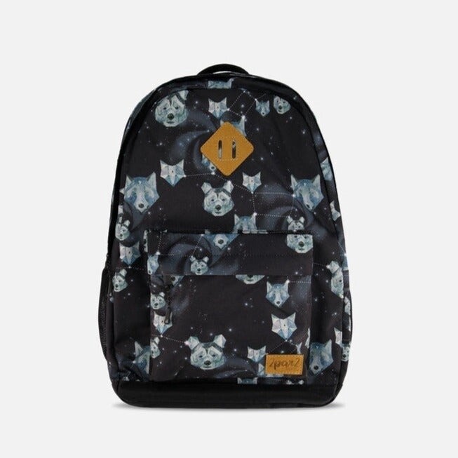 Deux par duex kids backpack- astral wolf print