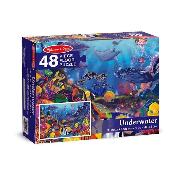 Melissa &amp; Doug Underwater Floor Puzzle (48 pc)