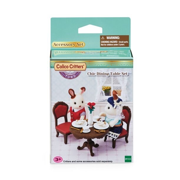 Calico Critter chic dining table