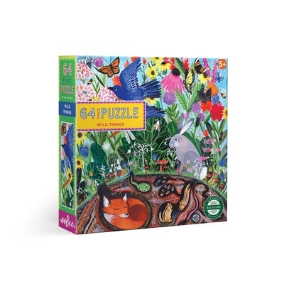eeBoo 64pc puzzle- Wild Things