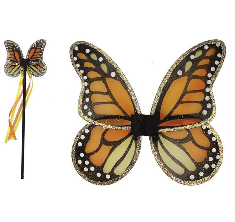 Great Pretenders Monarch Wing &amp; Wand Set