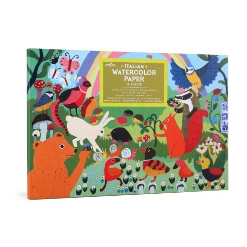 eeBoo Watercolor Paper Pad- Woodland