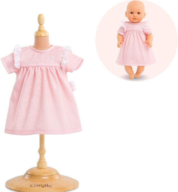 Corolle 12&quot; Doll Outfit- Pink Knit Dress