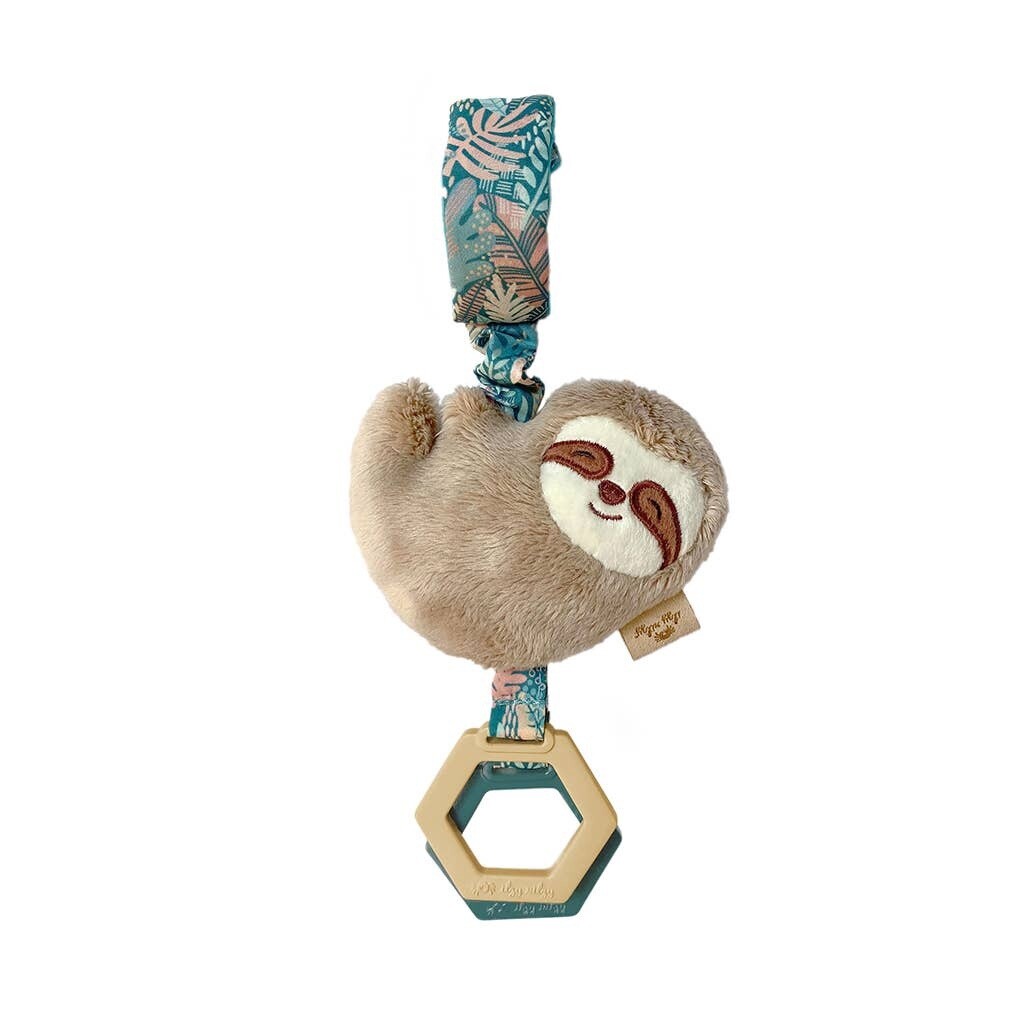 Itzy Ritzy - Ritzy Jingle  Sloth Attachable Travel Toy