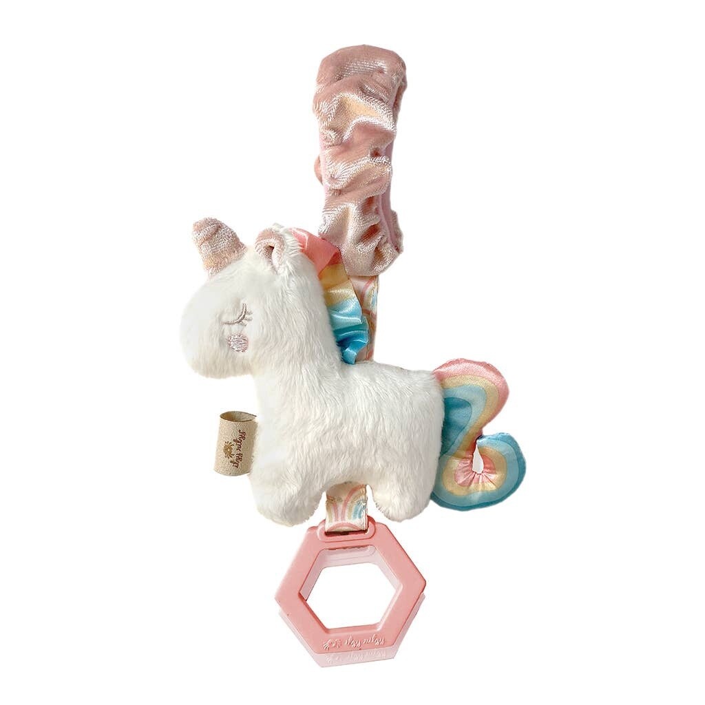 Itzy Ritzy - Ritzy Jingle  Unicorn Attachable Travel Toy